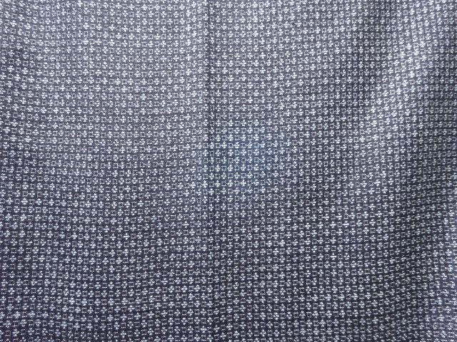  本場正藍泥染大島紬男物着物アンサンブル